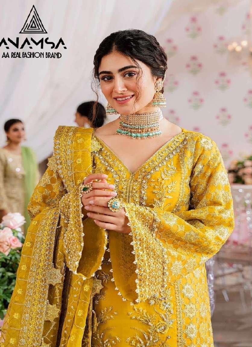 D No -285 Semi Stitched  Anamsa